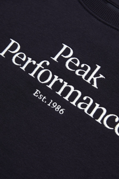 MELEGÍTŐ FELSŐ PEAK PERFORMANCE ORIGINAL CREW JUNIOR - Kép 4