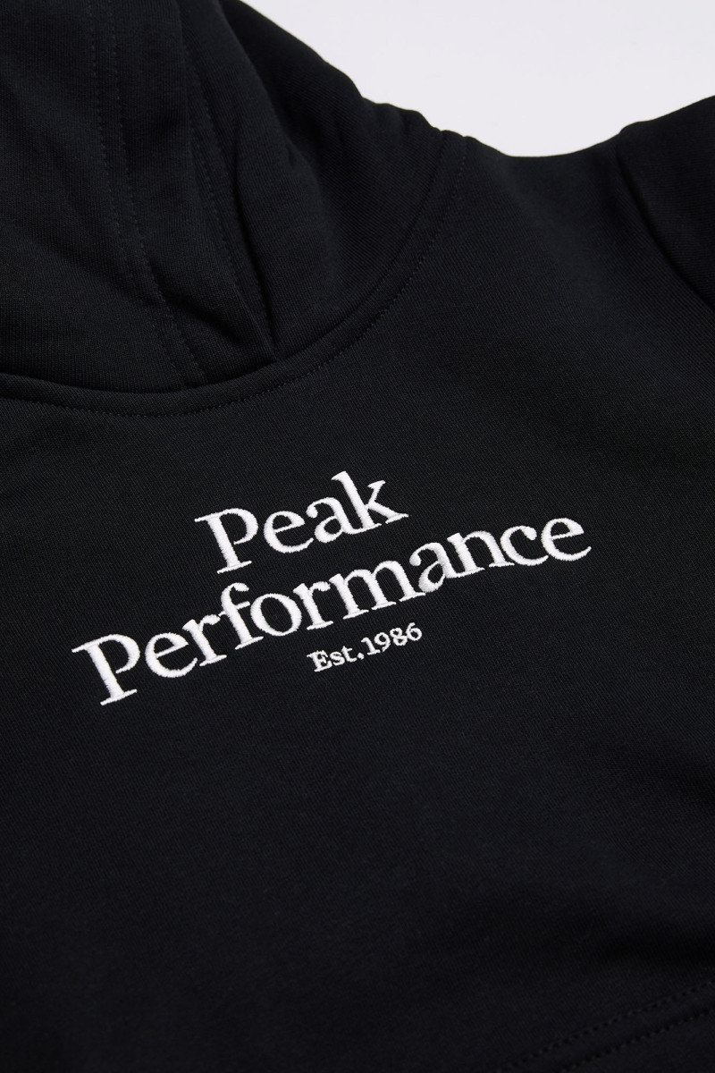 Mikina Peak Performance Original Hood Junior Black