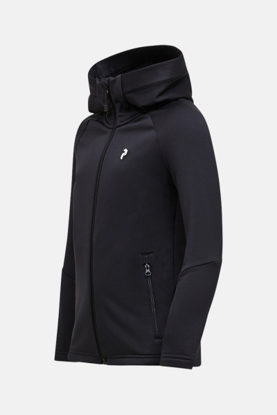 MIKINA PEAK PERFORMANCE RIDER ESSENTIALS MIDLAYER ZIP HOOD JUNIOR - Fotografia č. 2