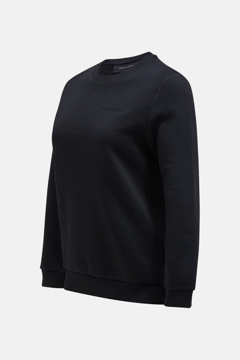Mikina Peak Performance Original Small Logo Crew Women Black