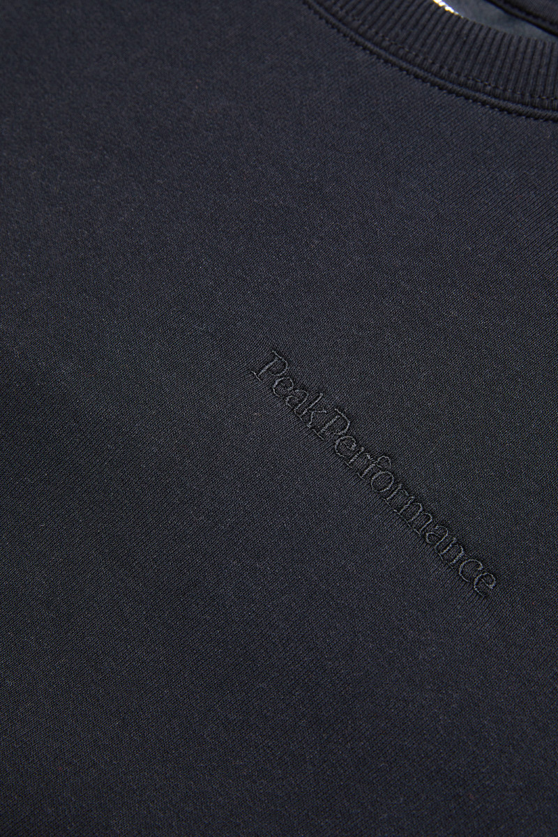 Mikina Peak Performance Original Small Logo Crew Women Black