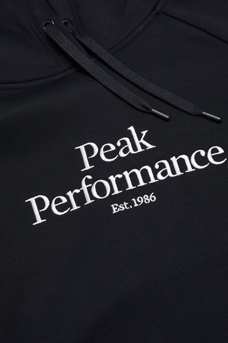 Mikina Peak Performance W Original Hood-Offwhite Black