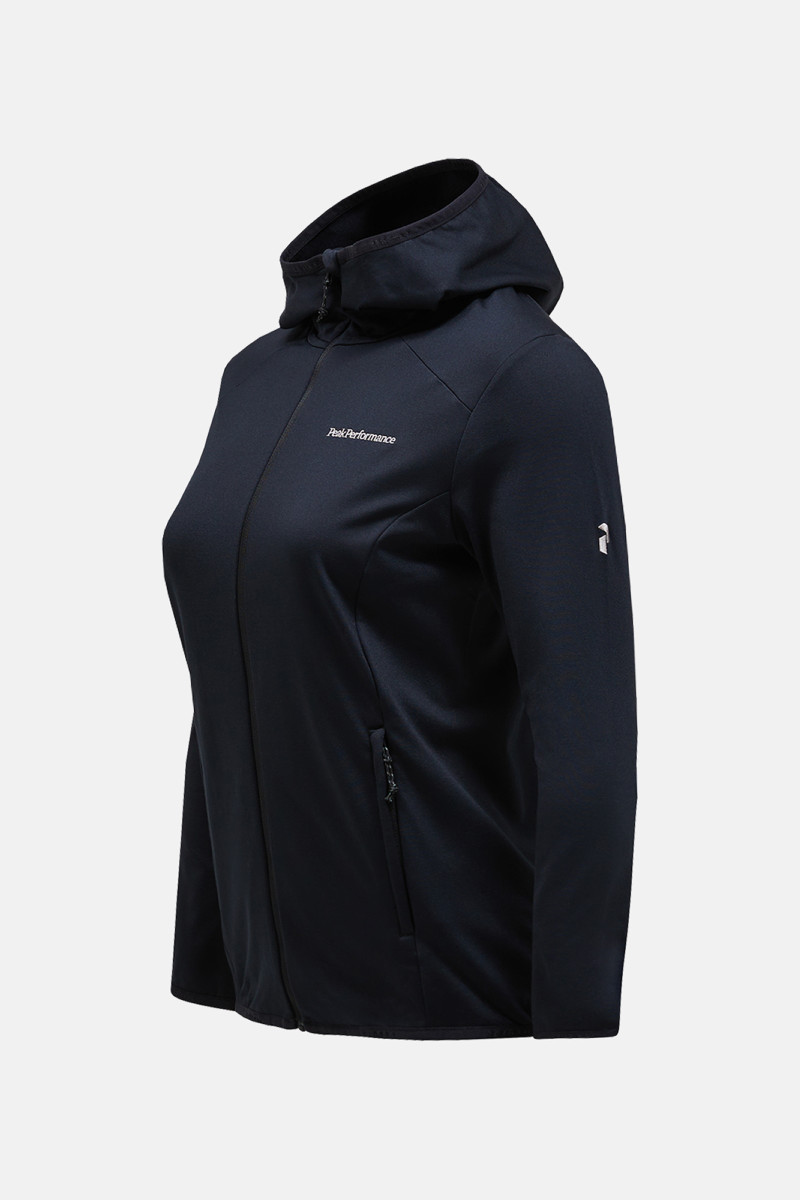 Mikina Peak Performance W Light Zip Hood Black