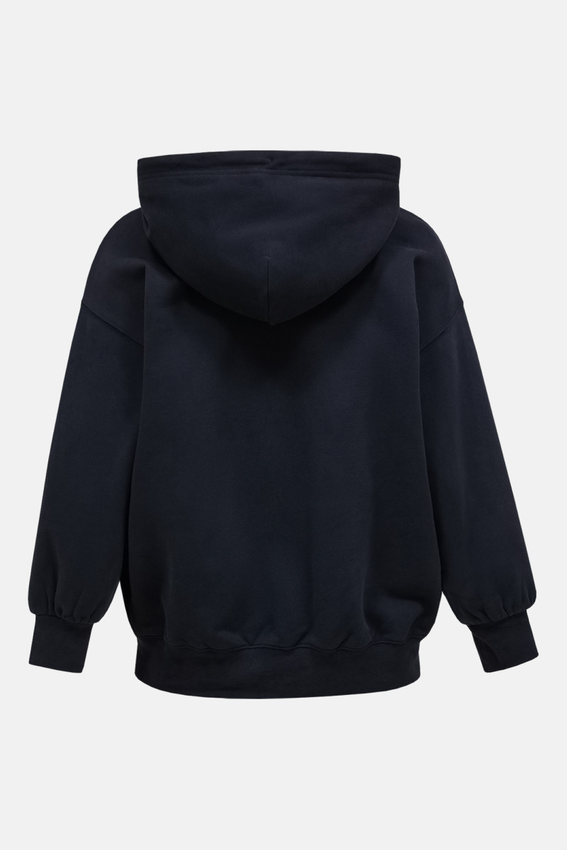 Mikina Peak Performance W Terry Graphic Hood Black