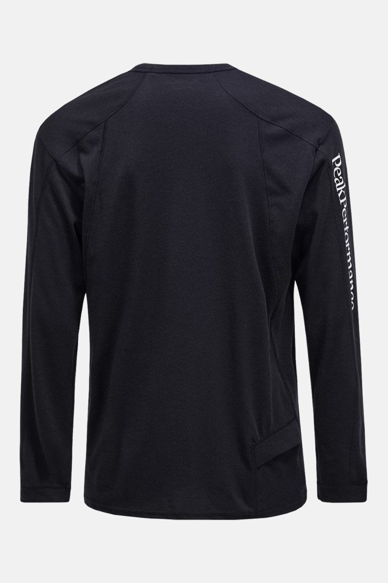 Tričko Peak Performance M Trail Wool Blend Ls-Gre Black