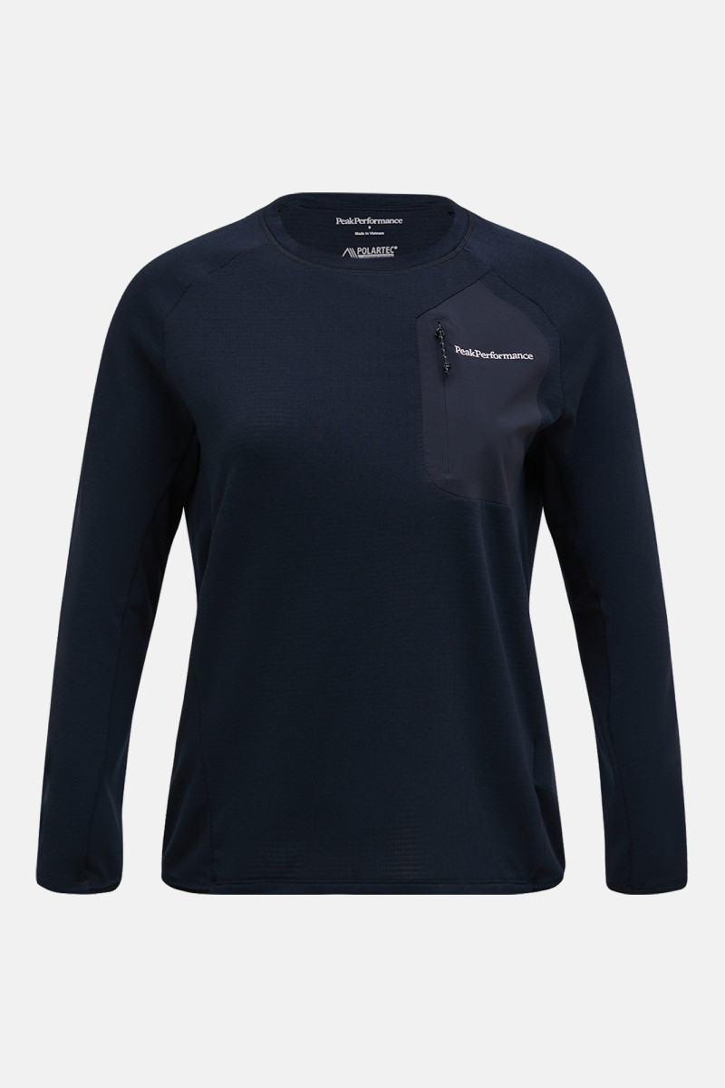 Tričko Peak Performance W Freelight Polartec Grid-P Black
