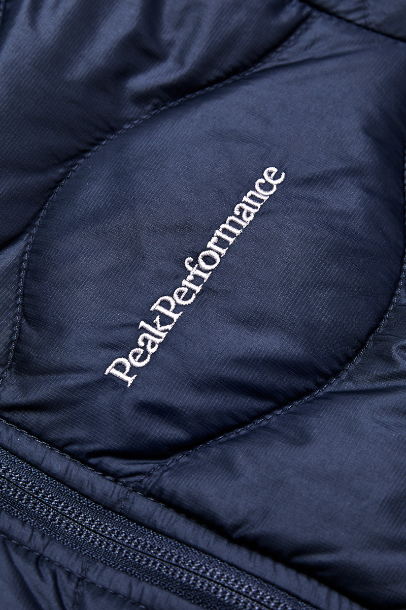 Bunda Peak Performance Helium Down Hood Jacket Junior Blue Shadow