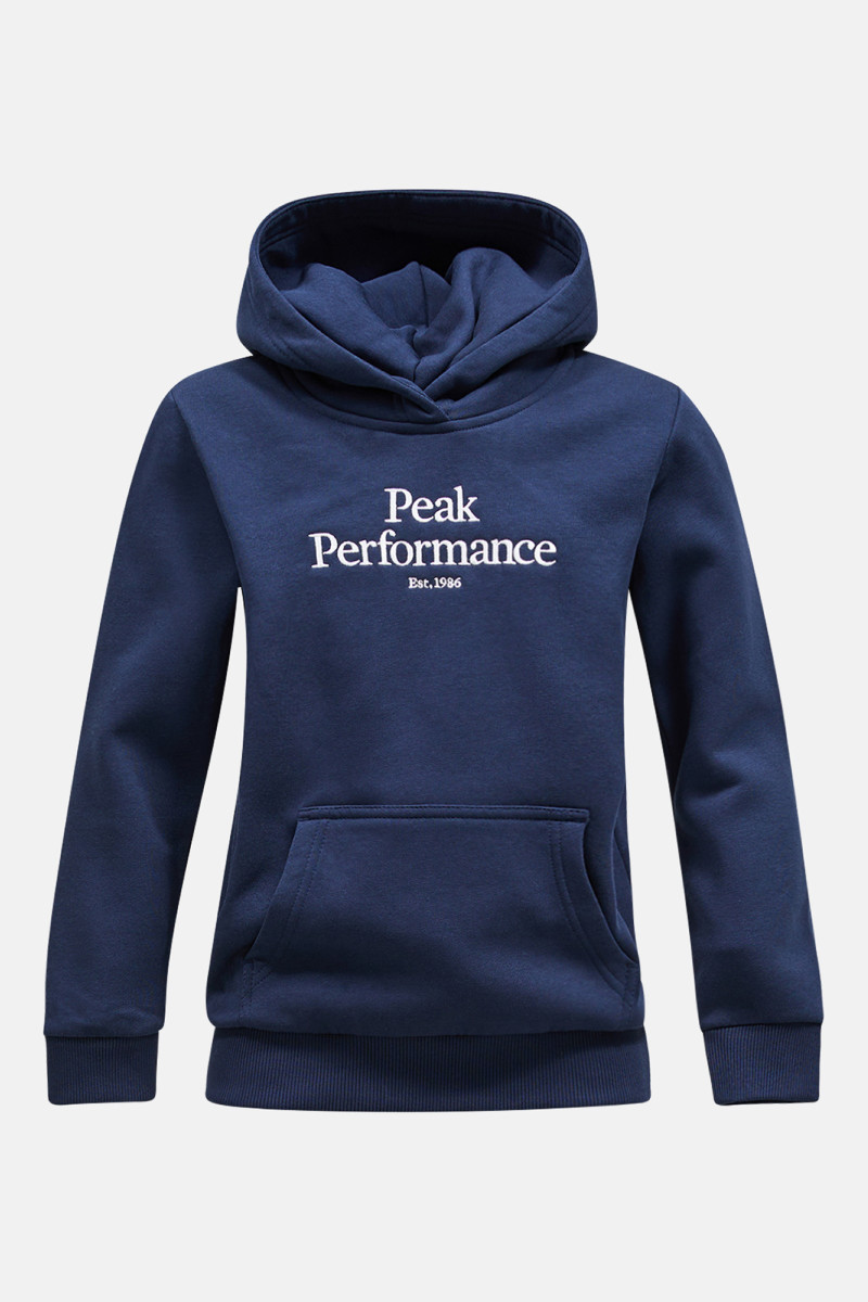 Mikina Peak Performance Original Hood Junior Blue Shadow