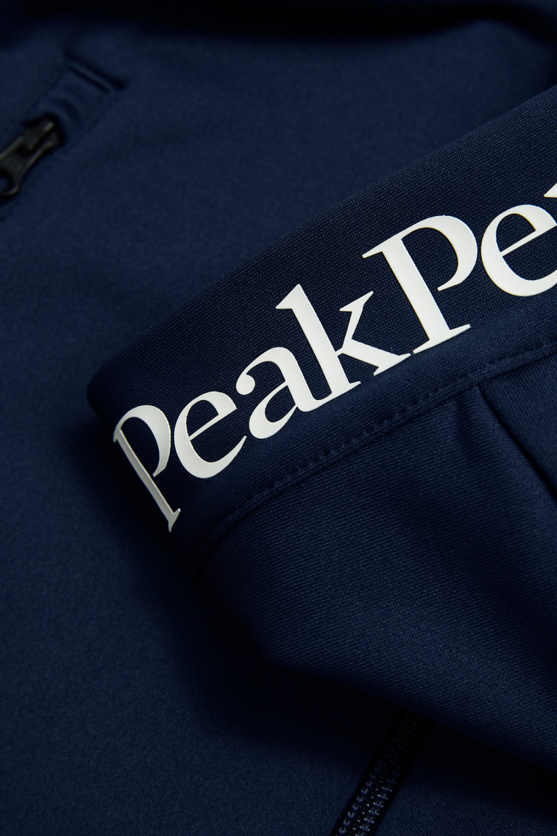 Mikina Peak Performance W Rider Essentials Zip Ho-R Blue Shadow