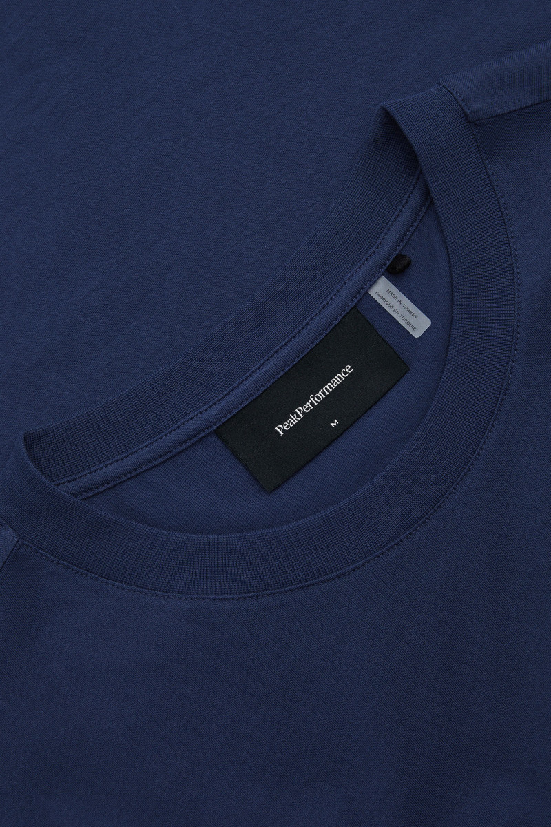 Tričko Peak Performance Original Small Logo Tee Men Blue Shadow