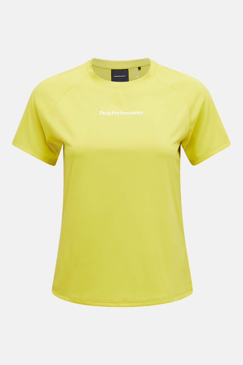 Tričko Peak Performance W Active Tee Canary Lime/Warm Blush
