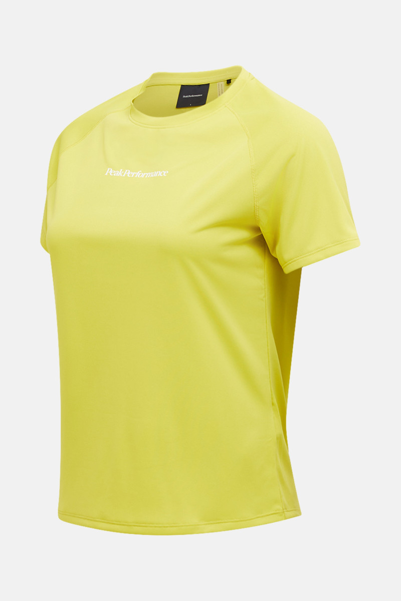 Tričko Peak Performance W Active Tee Canary Lime/Warm Blush