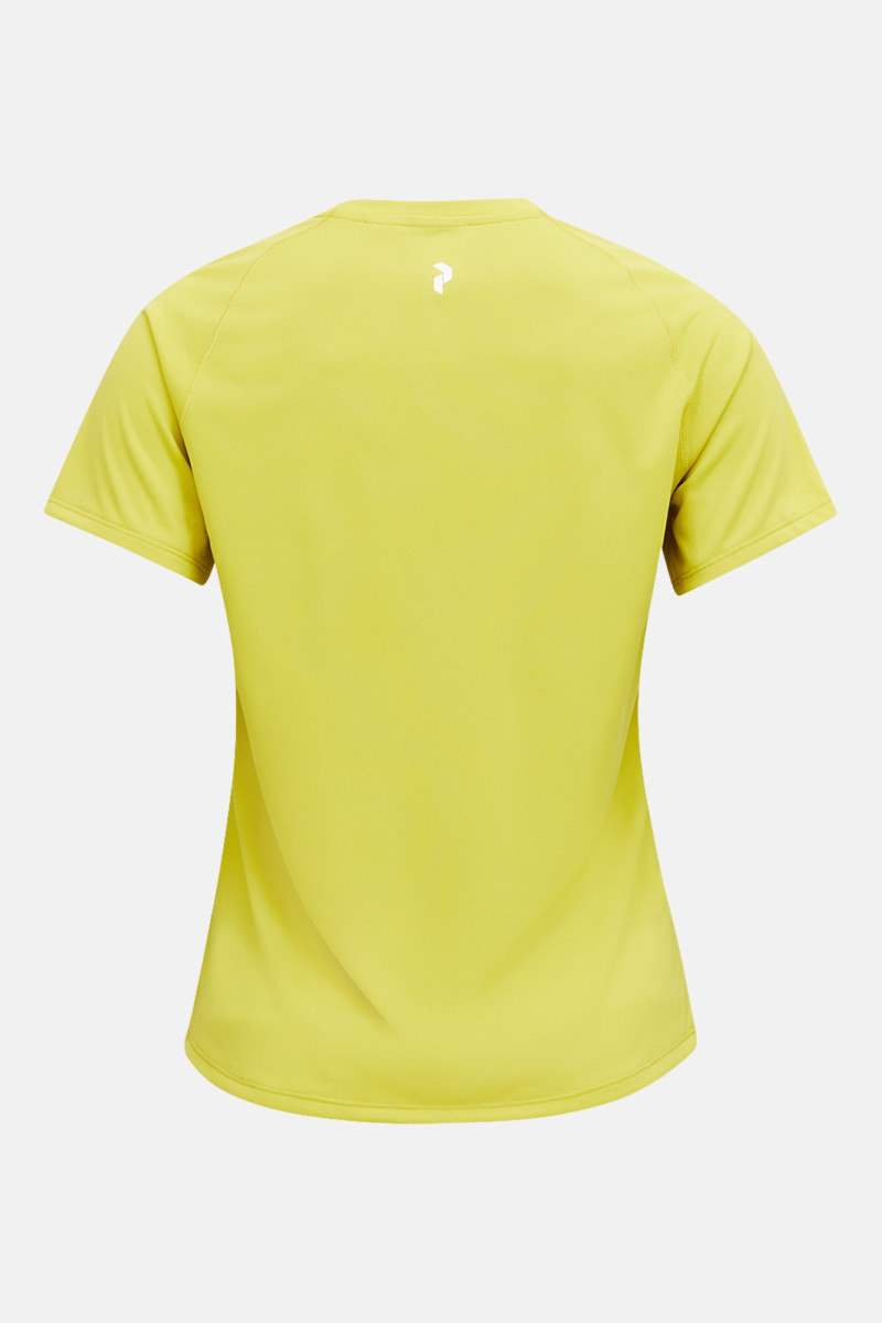 Tričko Peak Performance W Active Tee Canary Lime/Warm Blush