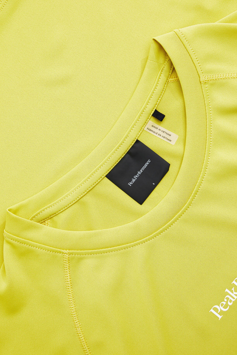 Tričko Peak Performance W Active Tee Canary Lime/Warm Blush