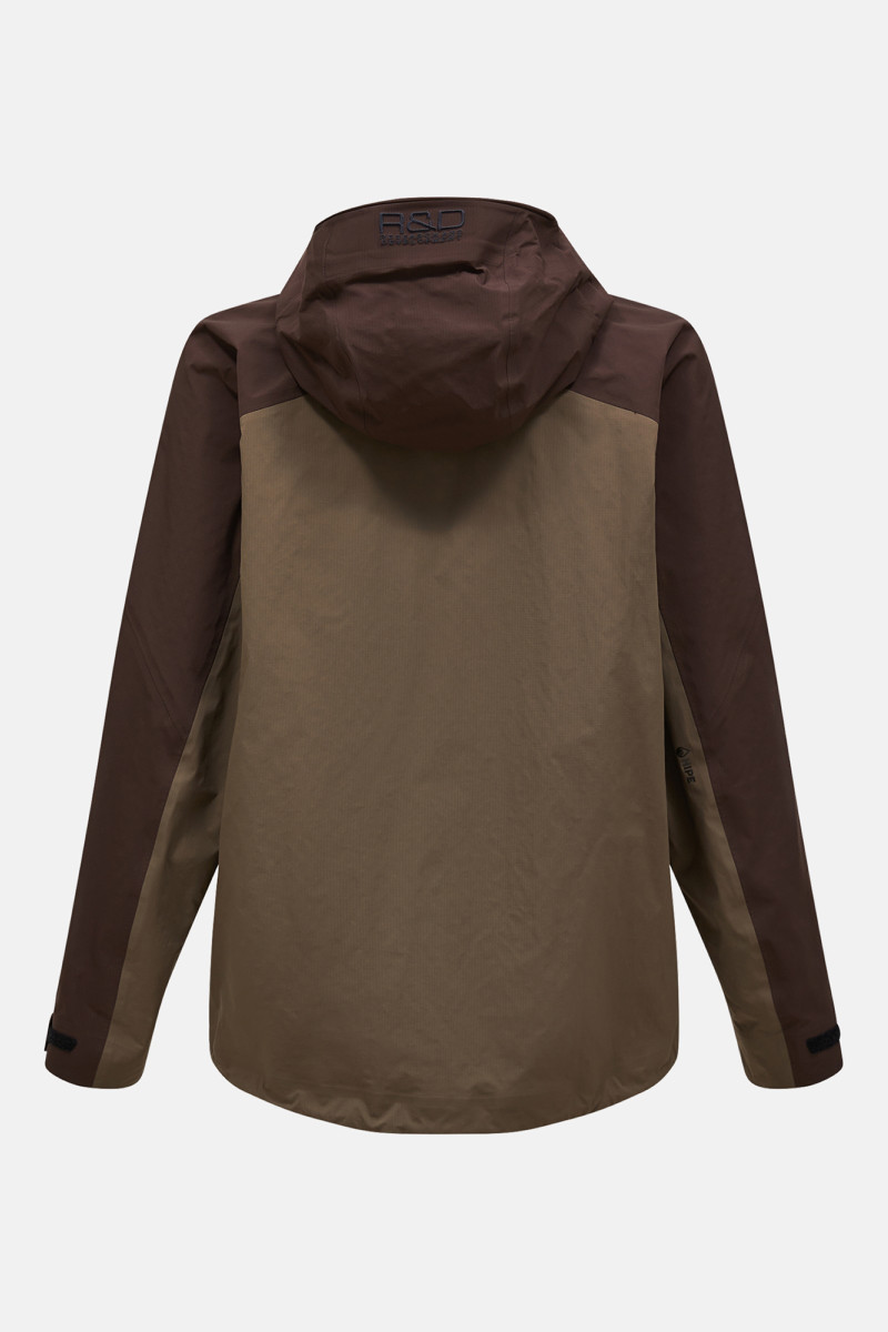 Bunda Peak Performance M Ridge Ace Hipe® Ace 3L Shell Jacket Cliff Edge/Major Brown