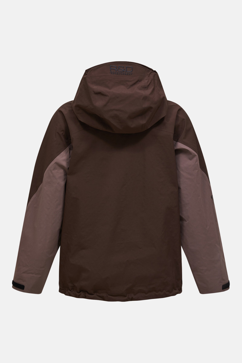 Bunda Peak Performance W Ridge Ace Hipe® Ace 3L Shell Jacket Cliff Edge/Major Brown