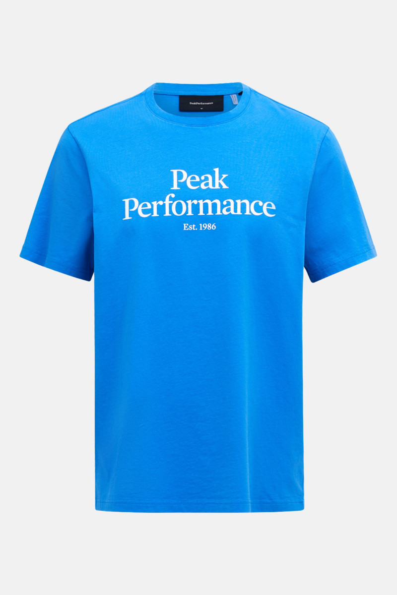 Tričko Peak Performance Original Tee Men Crisp Air Blue/Blue Shadow