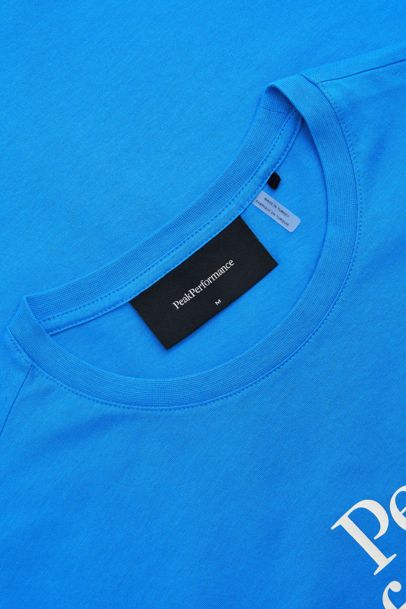 Tričko Peak Performance Original Tee Men Crisp Air Blue/Blue Shadow