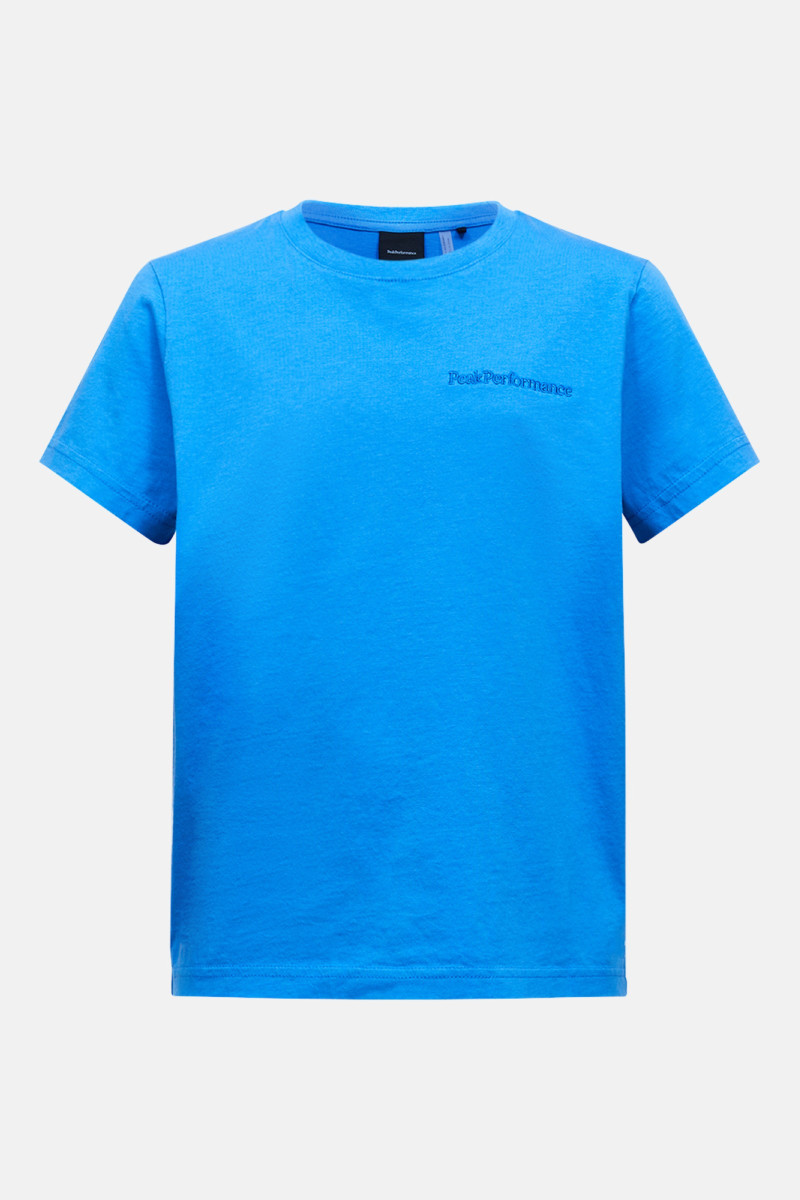 Tričko Peak Performance Original Small Logo Tee Junior Crisp Air Blue/Blue Shadow