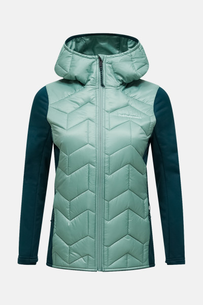 BUNDA PEAK PERFORMANCE ELEVATE INSULATED HYBRID HOOD JACKET WOMEN - Fotografia č. 1