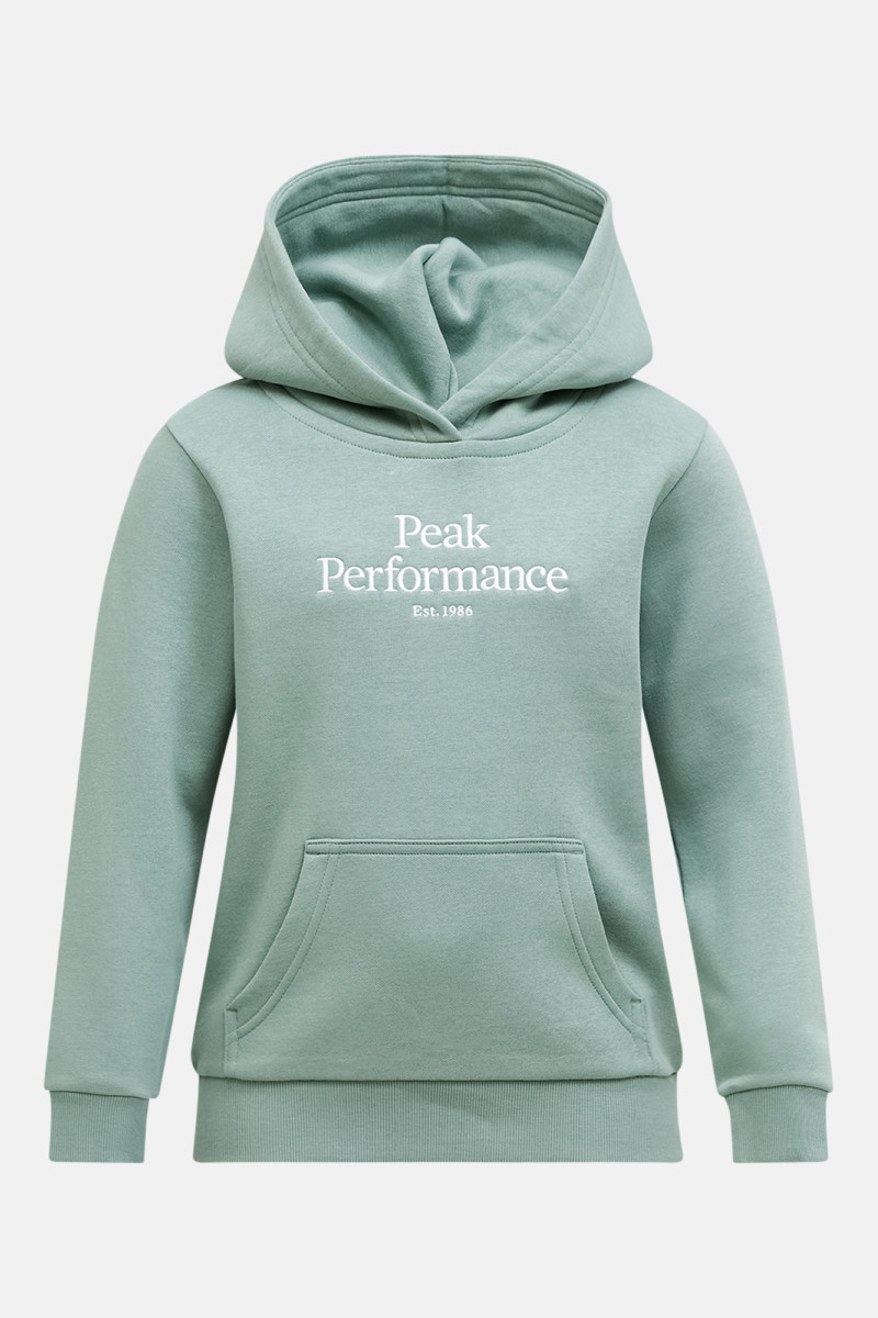 Melegítő Felső Peak Performance Original Hood Junior Green Valley/Ponderosa Pine