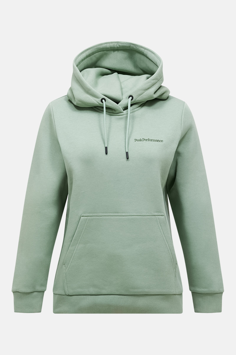 Mikina Peak Performance W Original Small Logo Hoo Green Valley/Ponderosa Pine