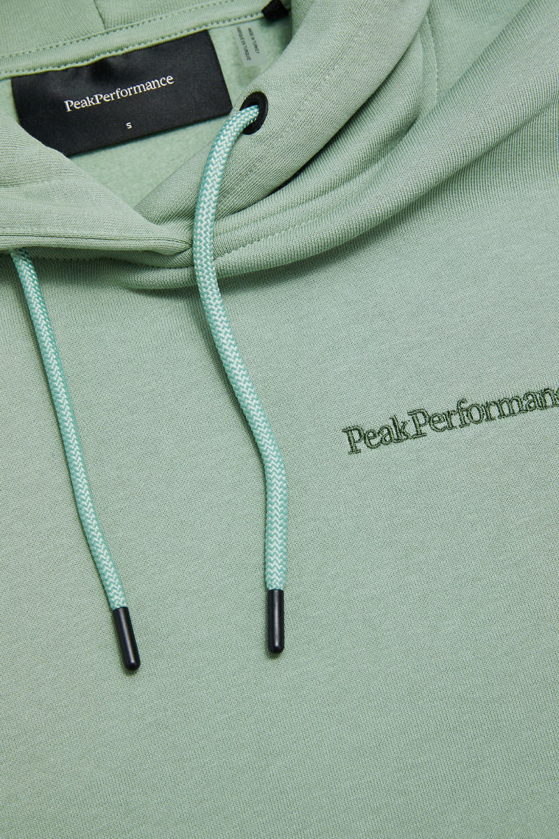 Mikina Peak Performance W Original Small Logo Hoo Green Valley/Ponderosa Pine
