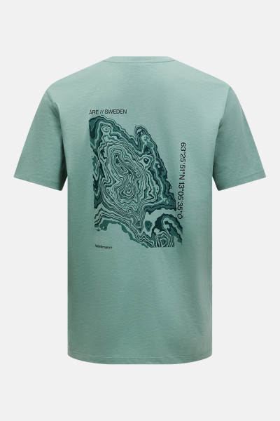 PÓLÓ PEAK PERFORMANCE M EXPLORE GRAPHIC TEE - Kép 3