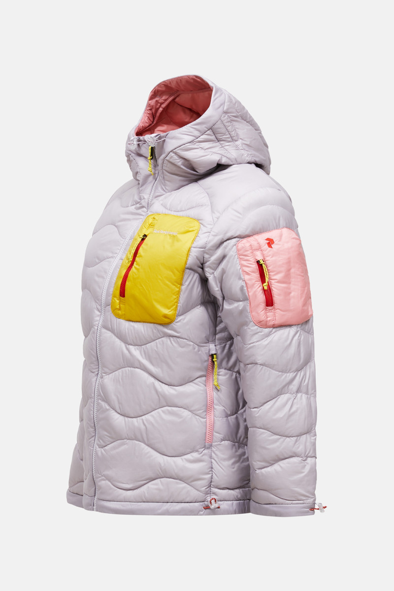 Bunda Peak Performance W Helium Utility Down Hoo Misty Lavender/Canary Lime