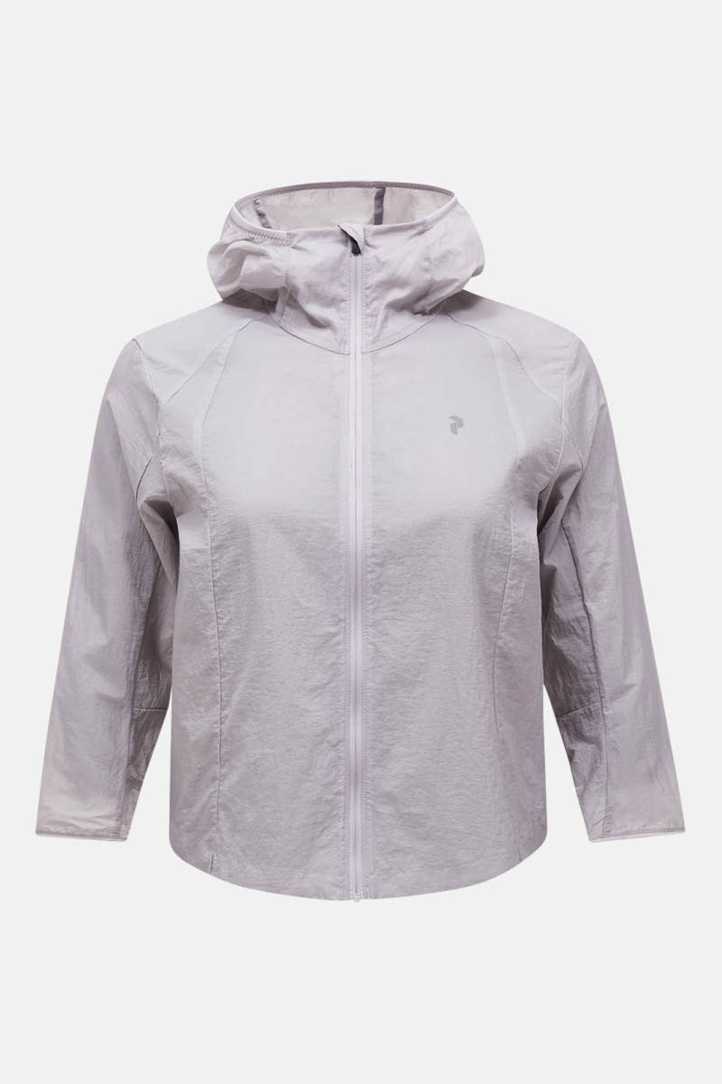 Bunda Peak Performance W Discover Wind Jacket Misty Lavender/Canary Lime