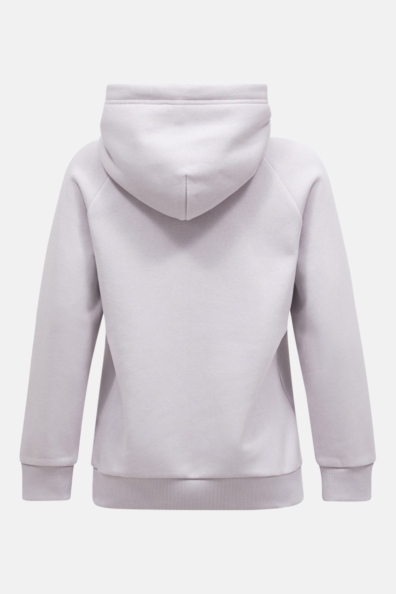 Mikina Peak Performance W Original Hood-Offwhite Misty Lavender/Canary Lime