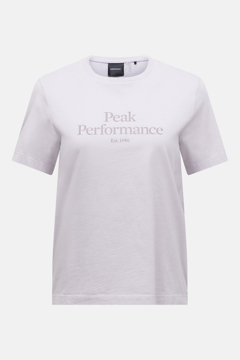 Póló Peak Performance Original Tee Women Misty Lavender/Canary Lime