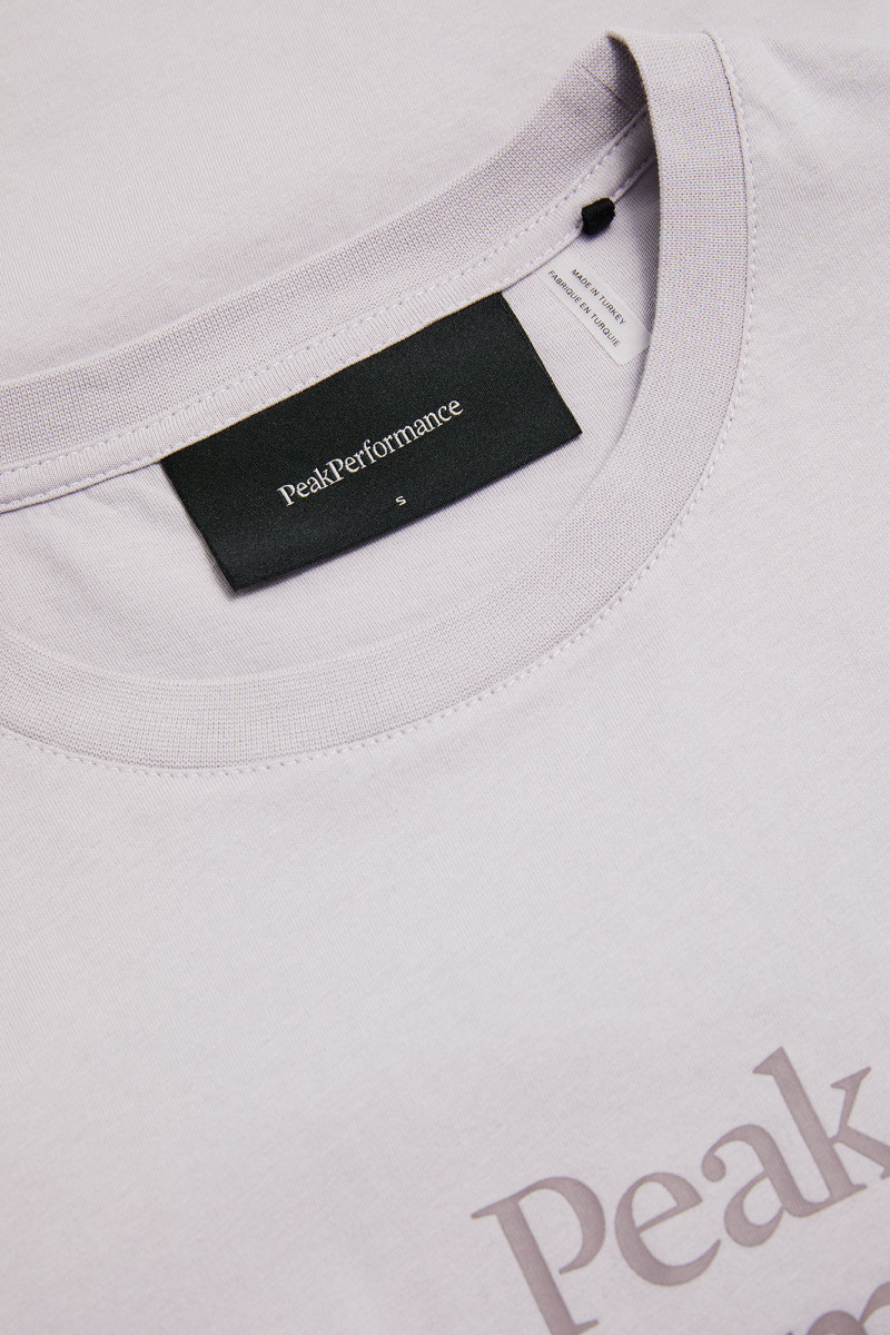 Tričko Peak Performance Original Tee Women Misty Lavender/Canary Lime