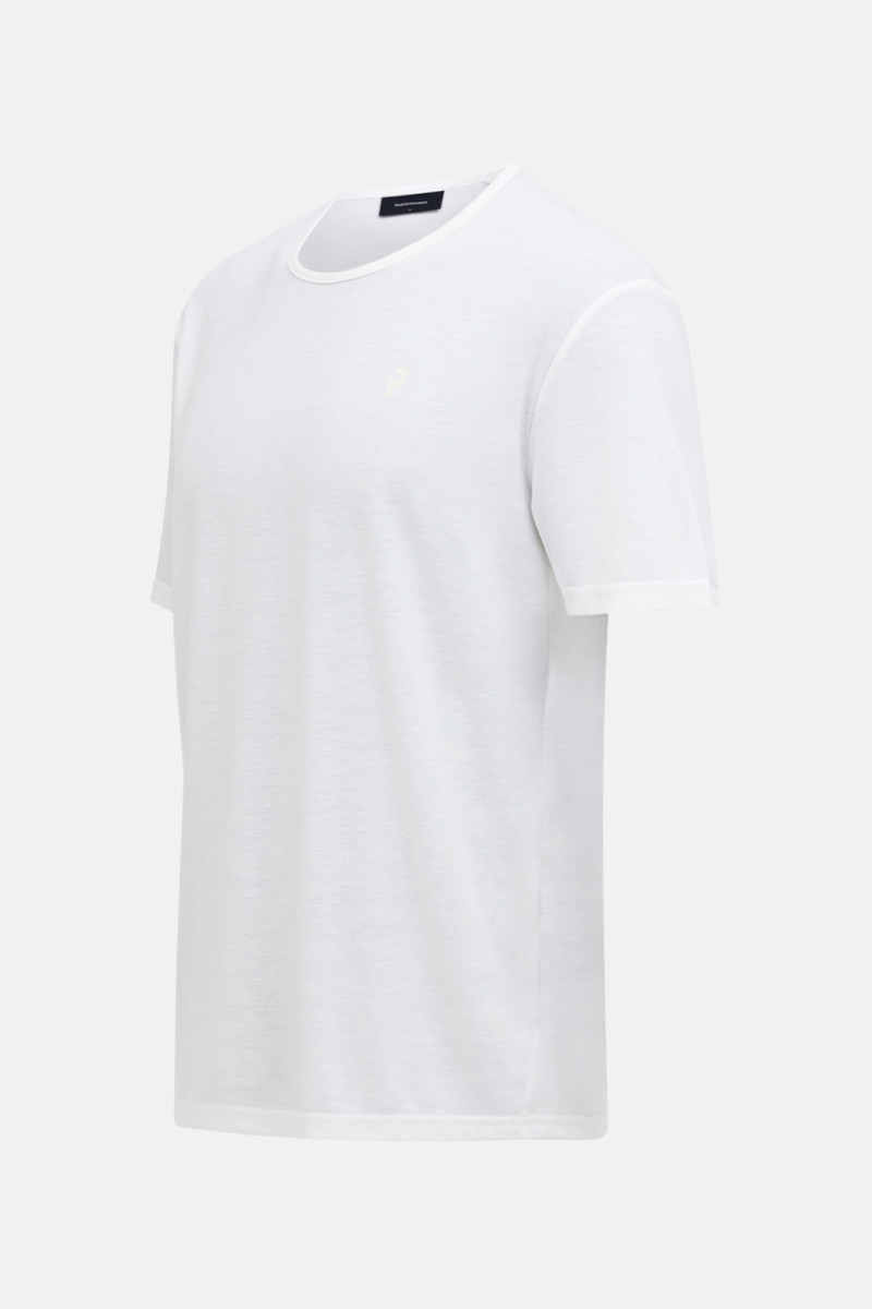 Tričko Peak Performance M Wool Blend Ss Tee Offwhite