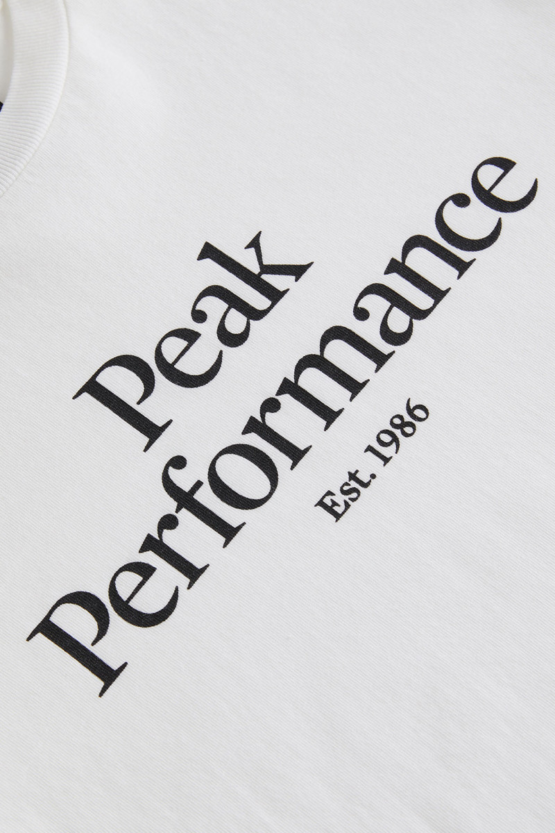 Tričko Peak Performance Original T-Shirt Junior Offwhite