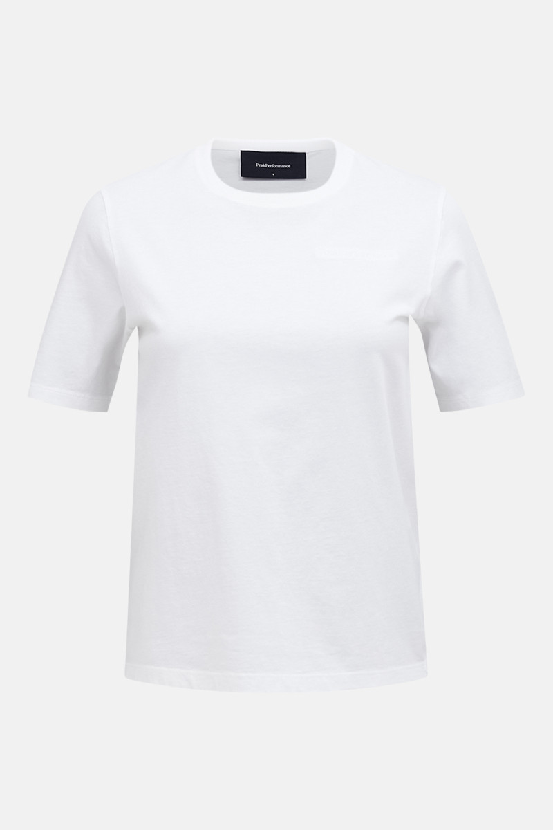 Tričko Peak Performance Original Small Logo Tee Women Offwhite