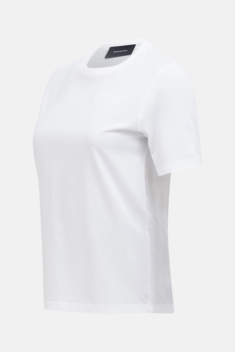 Tričko Peak Performance Original Small Logo Tee Women Offwhite