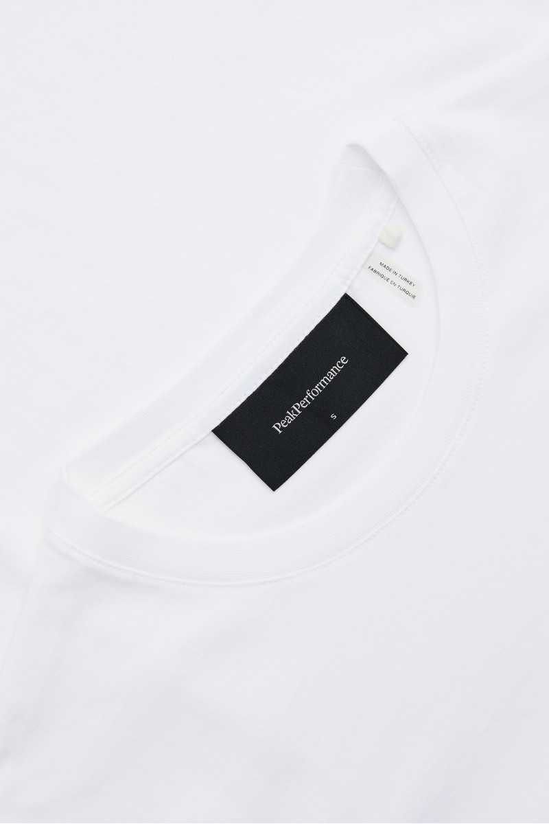 Tričko Peak Performance Original Small Logo Tee Women Offwhite