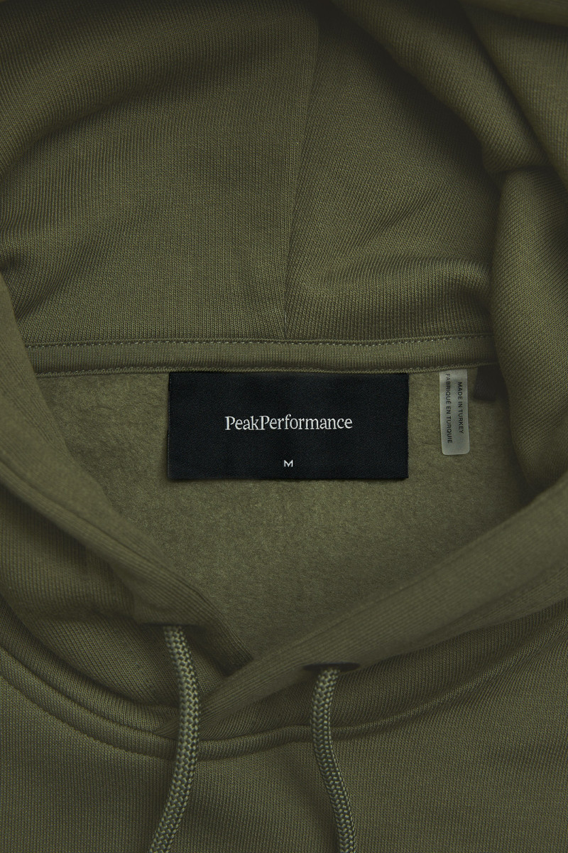 Mikina Peak Performance M Original Small Logo Hoo Pine Needle