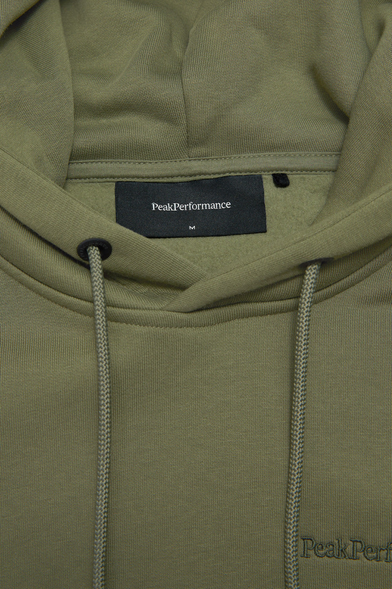 Mikina Peak Performance M Original Small Logo Hoo Pine Needle