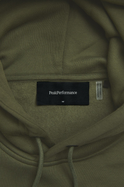 MELEGÍTŐ FELSŐ PEAK PERFORMANCE M ORIGINAL SMALL LOGO HOO - Kép 4