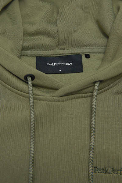 MELEGÍTŐ FELSŐ PEAK PERFORMANCE M ORIGINAL SMALL LOGO HOO - Kép 5