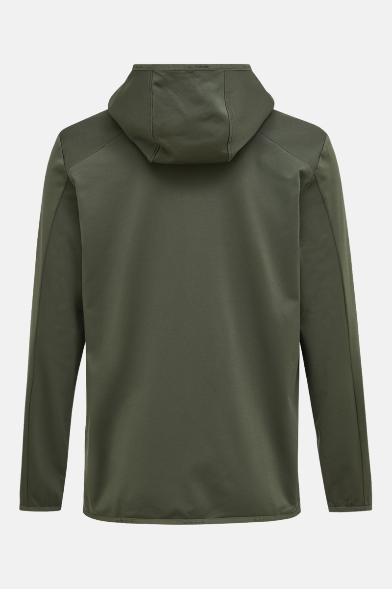 Mikina Peak Performance M Light Zip Hood Pine Needle