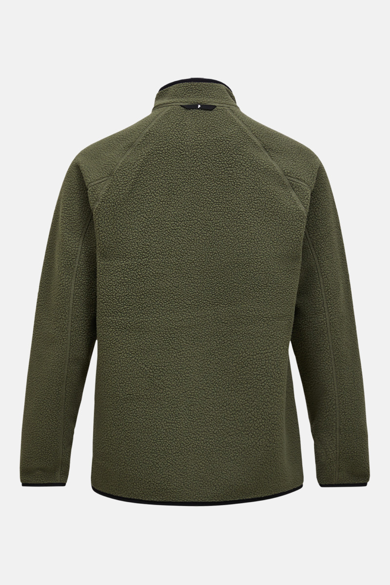 Mikina Peak Performance M Naturerush Zip Jacket Pine Needle