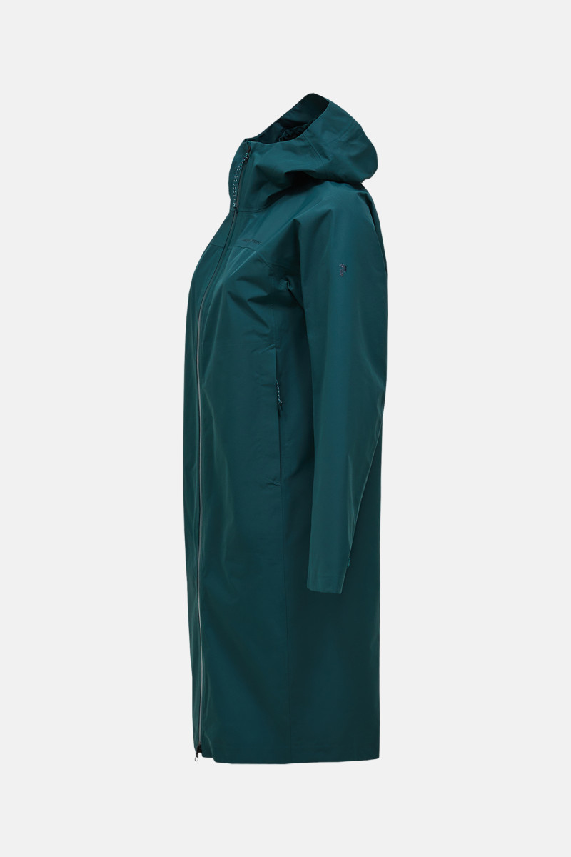 Kabát Peak Performance W Treeline Shell Parka Ponderosa Pine/Sand Fog