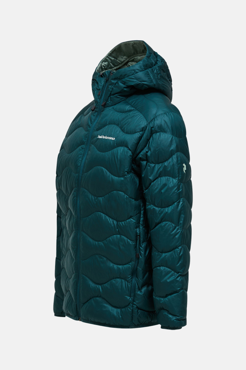 Bunda Peak Performance M Helium Down Hood Jacket-Summ Ponderosa Pine/Sand Fog
