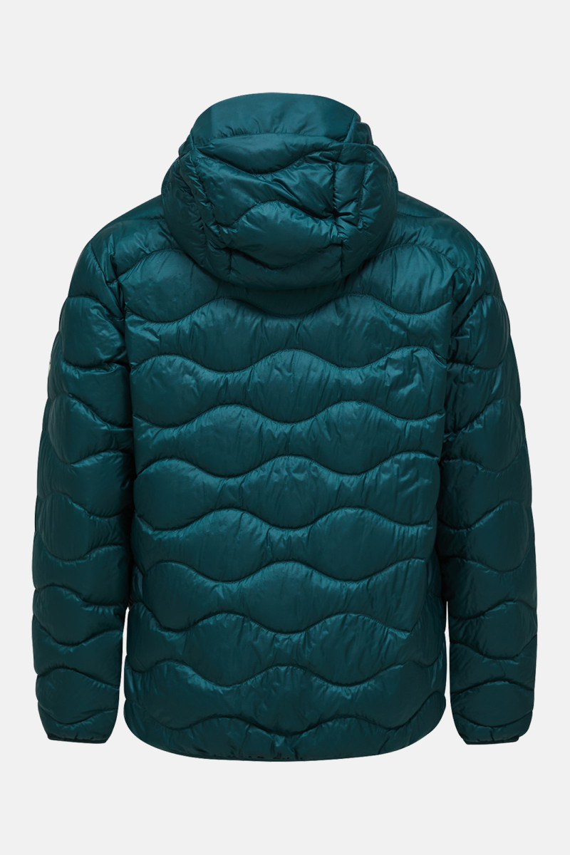 Bunda Peak Performance M Helium Down Hood Jacket-Summ Ponderosa Pine/Sand Fog