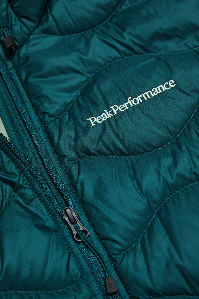 Bunda Peak Performance M Helium Down Hood Jacket-Summ Ponderosa Pine/Sand Fog
