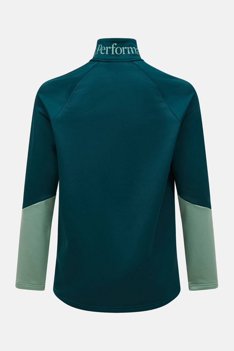 Mikina Peak Performance Rider Essentials Midlayer Zip Jacket Men Ponderosa Pine/Sand Fog