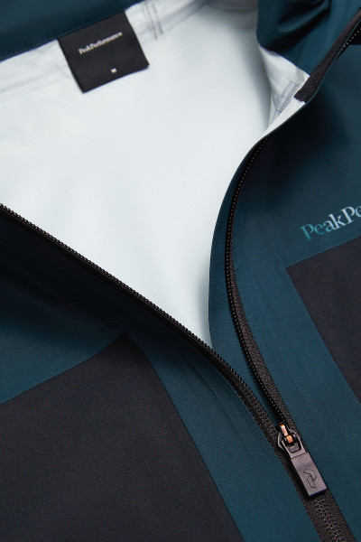 BUNDA PEAK PERFORMANCE M 3L SS ANORAK-BLACK - Fotografie č. 4